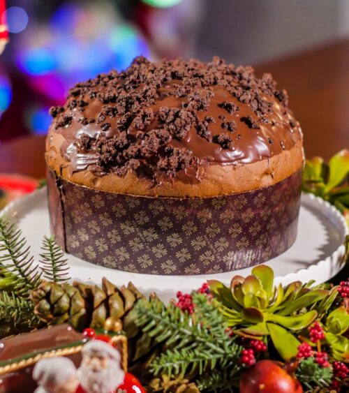 Panettone artigianale al cioccolato fondente