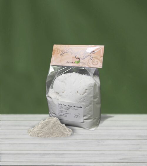 Mix Farina per pane, pizza e focaccia - Gluten Free
