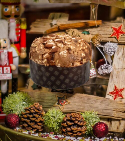 Panettone mandorlato senza glutine e senza lattosio