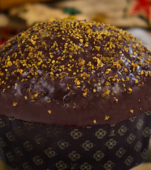 Panettone al pistacchio senza glutine e lattosio con Crema Spalmabile Inclusa - immagine 5