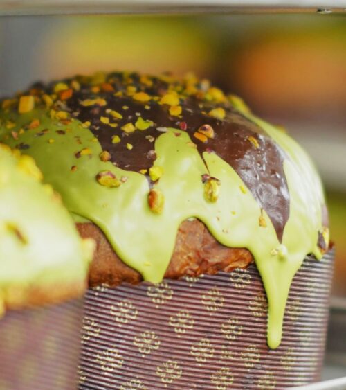 Panettone Eccellenza Opera, Pistacchio e Cioccolato Nero di Modica - immagine 4
