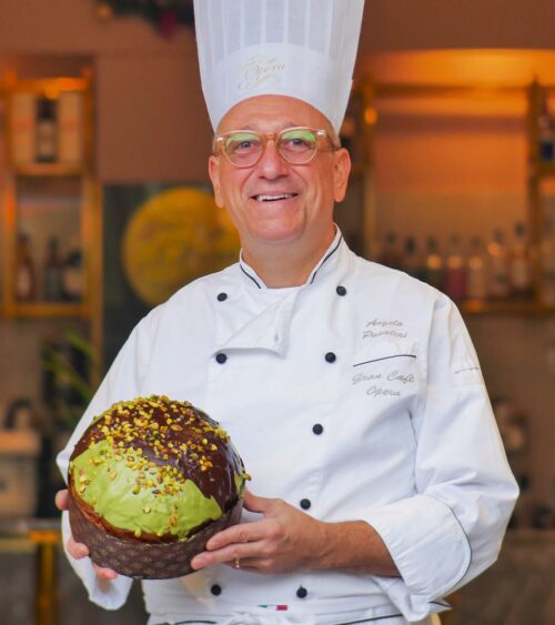 Panettone Eccellenza Opera, Pistacchio e Cioccolato Nero di Modica - immagine 3
